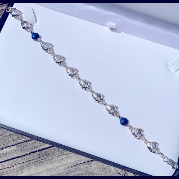 Very Original sterling Silver .925 Bracelet ❤️ - Picture 4 of 11